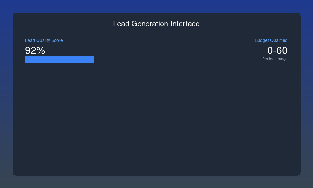 NetPulse Lead Generation Interface